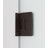 Belmore GS 40.25" - 41.25" W x 72" H Hinged Frameless Shower Door-105465329-105465328