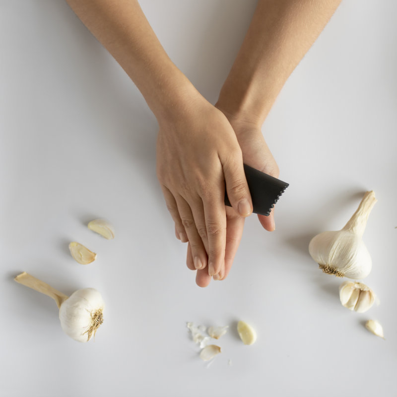DEISS Stainless Steel Garlic Press