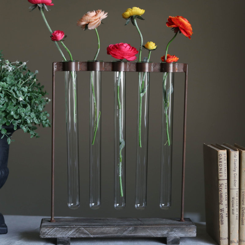 Vase de table suspendue en métal Wautoma