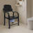 Heavy Duty Toilet Chair With Removable Bucket, Bedside Commode Chair For Elderly/Disabled/Injured, Bedside Commode Chair With Backrest