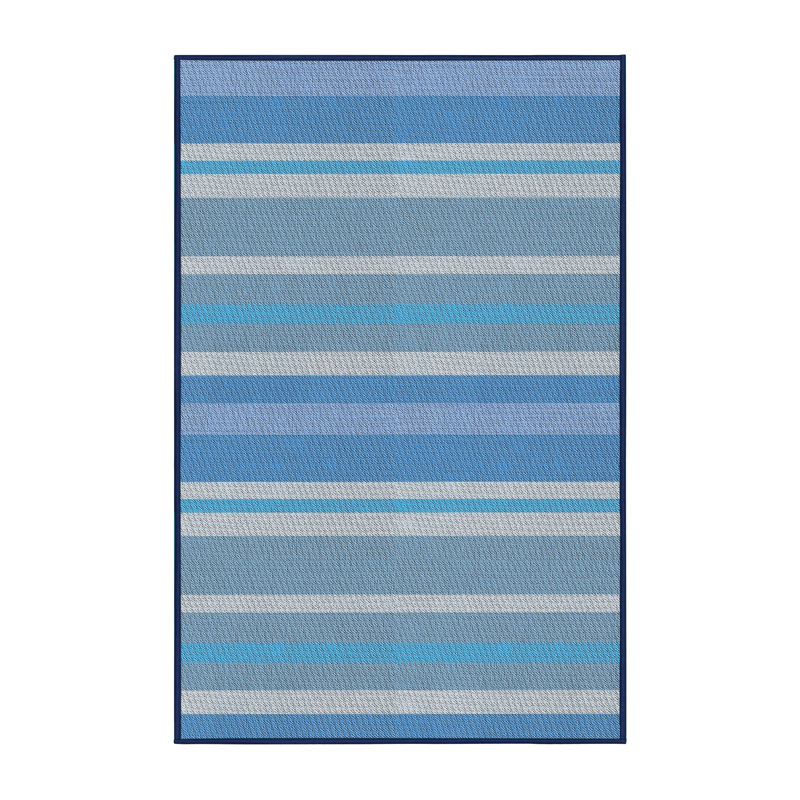 Hoskinson Wool Striped Indoor Rug, Rectangle 2' x 4'