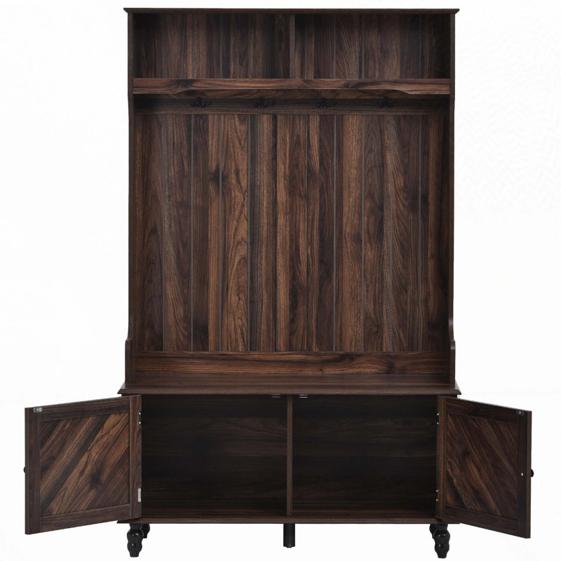 Hall Tree 40.1 Wide, Brown