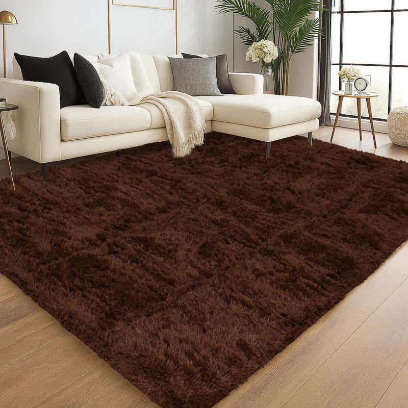 Adela Standard Shag Area Rug, Rectangle 60 x 110 cm