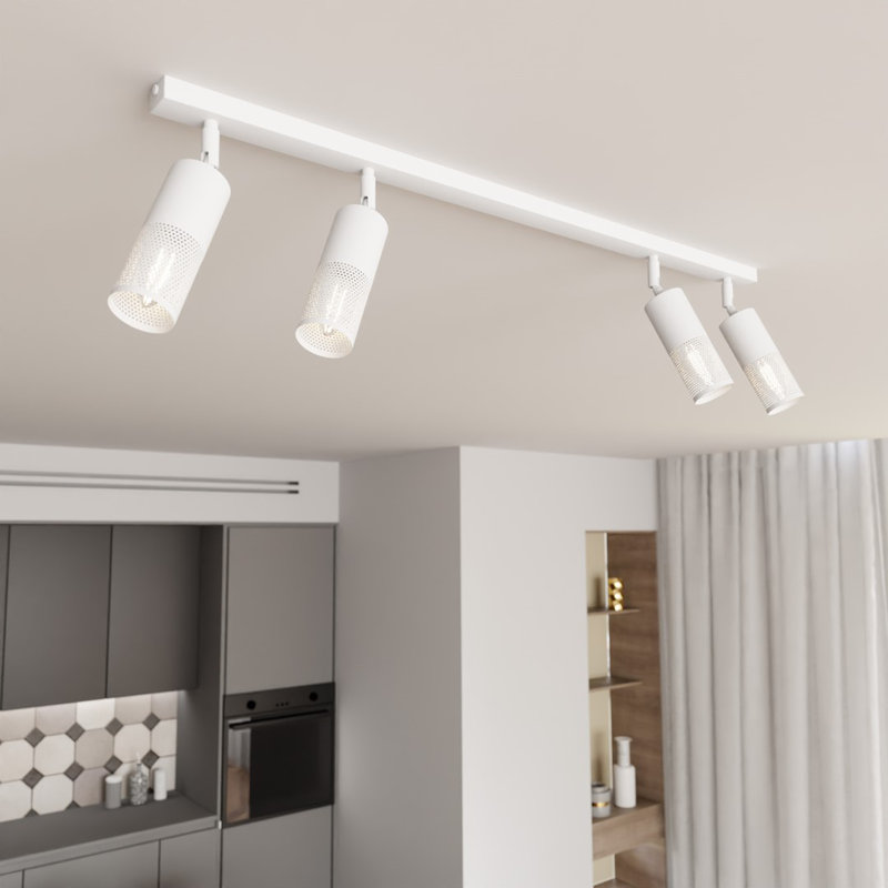 Samonie Flush Mount, White