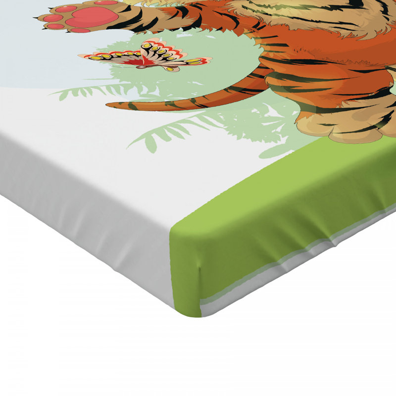 Caricature d'un drap-housse, Drap-housse de taille simple