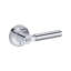 Lake Forest Keyed Entry Lever with Recessed Round Rose in Lifetime (PVD) Satin Brass-775444149