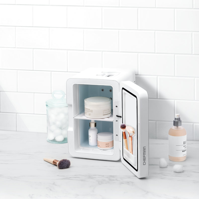Chefman 0.21 Cubic Feet Portable Countertop Mini Fridge