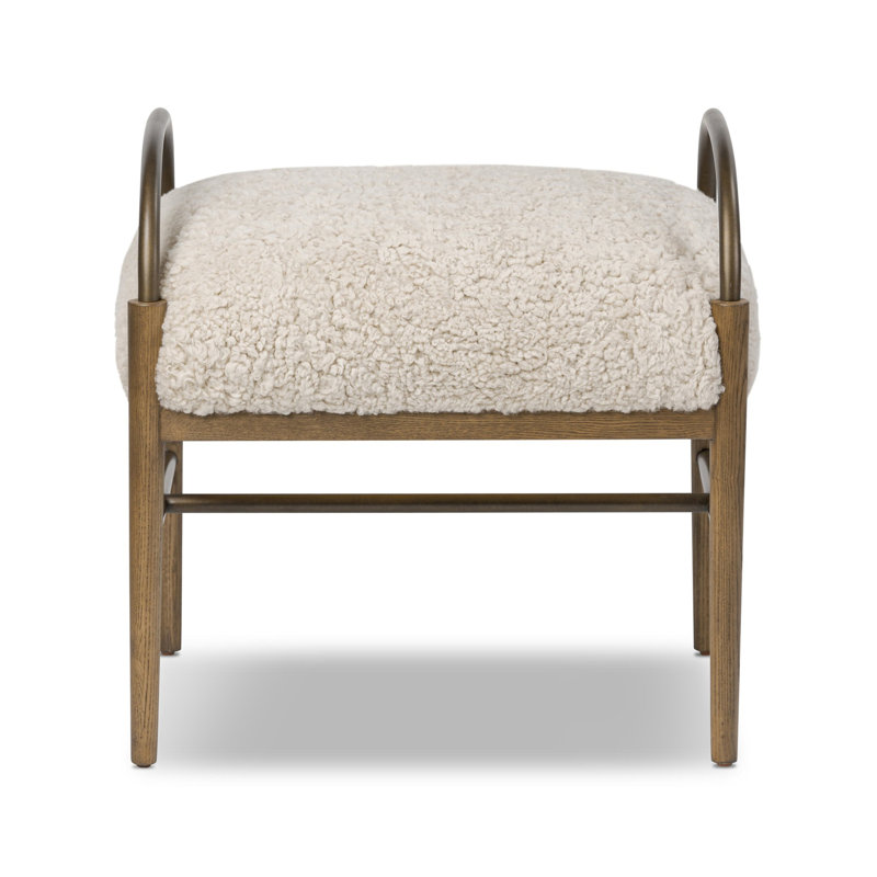 Demi Accent Stool, Beige