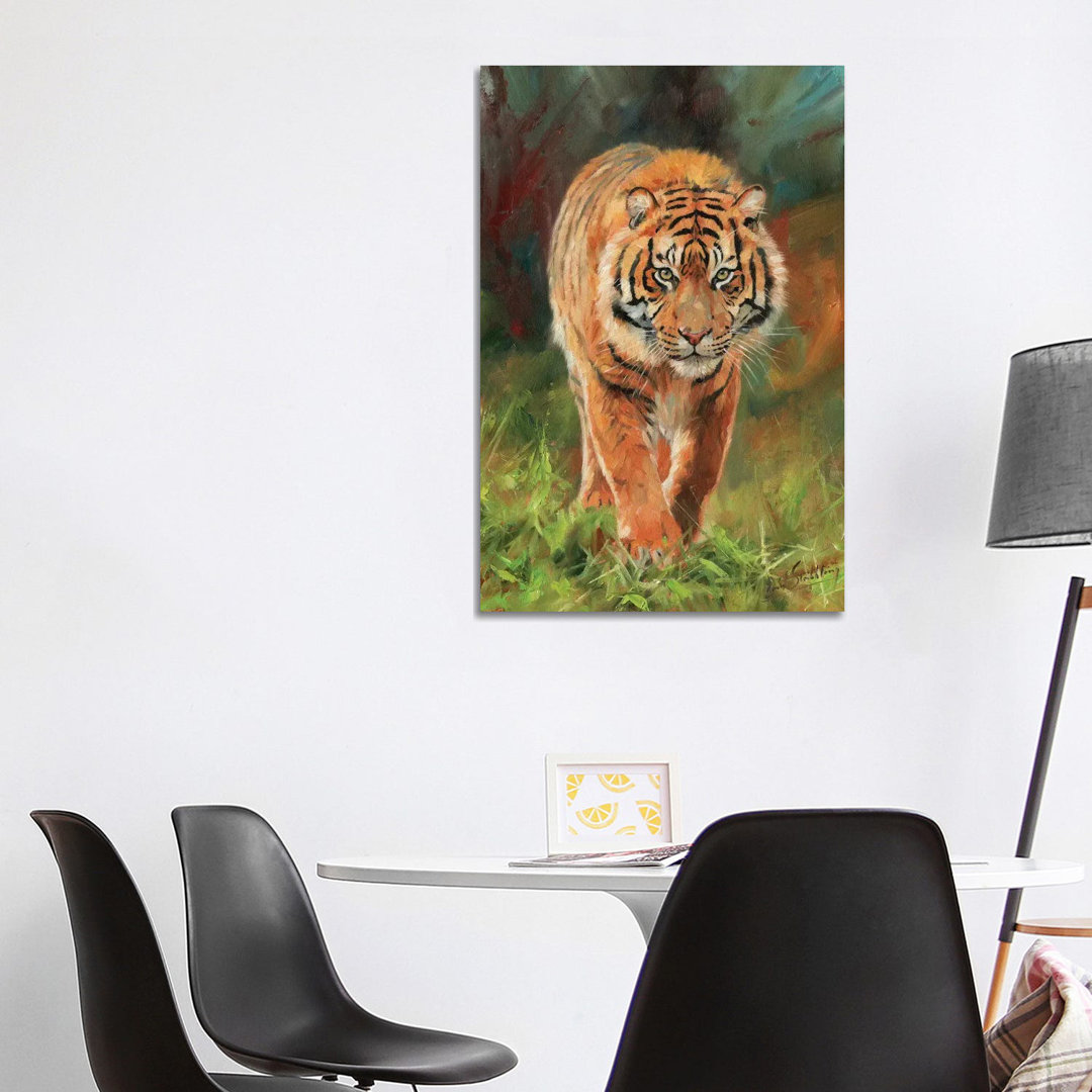 Amur Tiger von David Stribbling - Galerie-verpackte Leinwand Giclée auf Leinwand