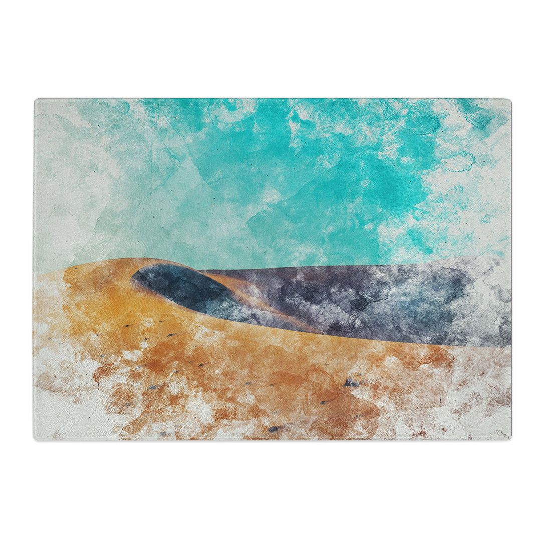 San Dune in the Atacama Desert in Chile Watercolour Chopping Board