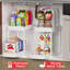 Ensemble de 2 organisateurs de rangement coulissants polyvalents pour sous l'évier et sous l'armoire dans la cuisine et la salle de bain-113008593-113008591
