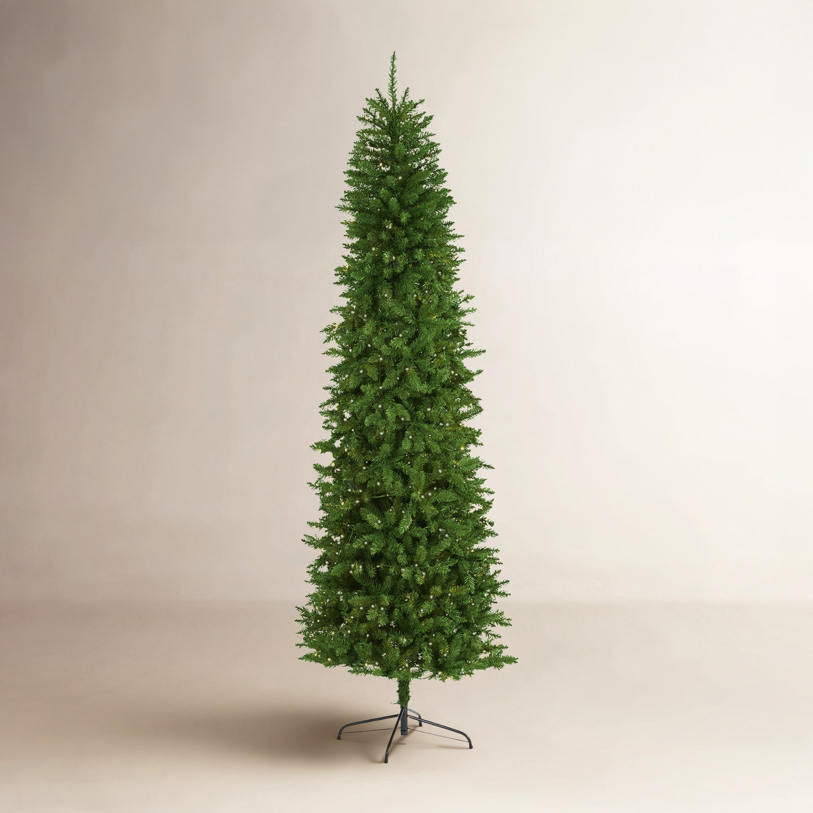 Lighted Artificial Christmas Tree, 8' H