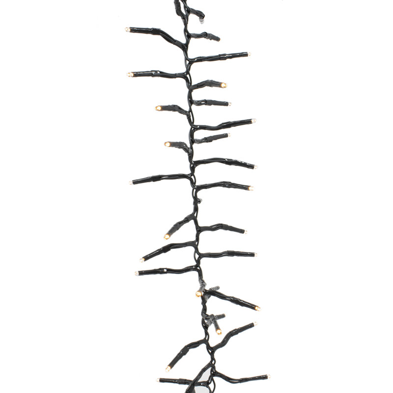 Kurt Adler CUL 1000-Light 33-Foot Cluster Light Set with 3MM LED Bulbs, Warm White