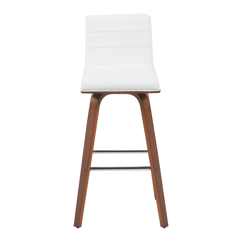 Tabouret de bar et de comptoir Biance, Brun, Blanc, Tabouret de bar (siège d'une hauteur de 30 po)