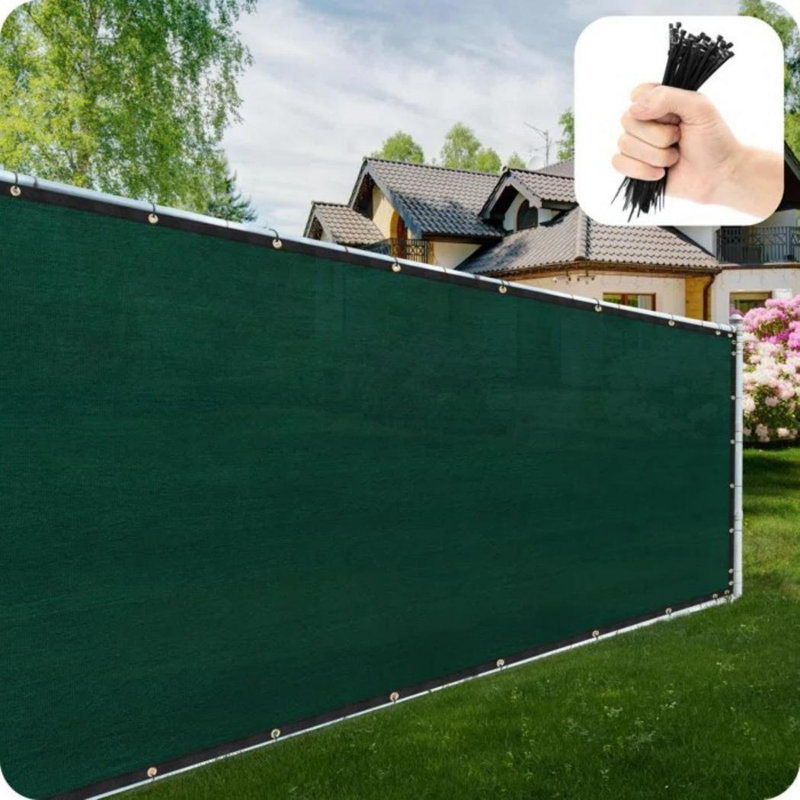 Toile de clôture Royal Shade 4 'H, 4 pi x 100 pi, Vert