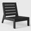 Deep Seating Armless Chair With Cushions-77886104-77886102