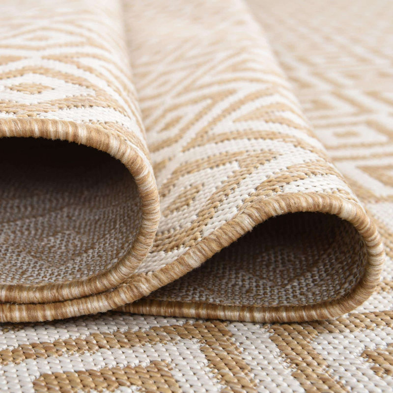 Tapis d'extérieur couleur os, L 50,5 po x L 72 po