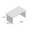 Solid Wood Base Desk Shell-38309483