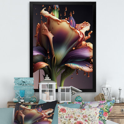 " Red Gladiolus Flowers III "