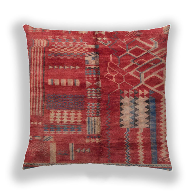 Coussin Abstract 1819, Microsuède