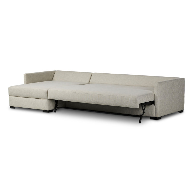 Wickham Leather 2 - Piece Chaise Sectional, Left Arm Facing