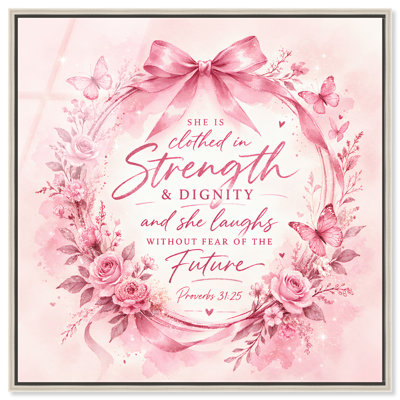 Proverbial Grace Acrylic Print Motivational Prints by Art Remedy, Ready to Hang, 12 x 12