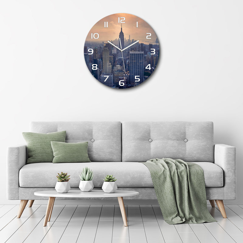Julean Glass Wall Clock