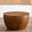 Table basse 31,5 po en bois de sapin rétro brun pour le salon, rangement caché et amp; Surface facile à nettoyer