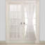 Panneaux de rideaux transparents à portes françaises Cardwell en couleurs beige, noir et blanc et 3 tailles-636627978-588941054