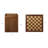 Torre Walnut Game Table with a Reversible Inlaid Chessboard Top