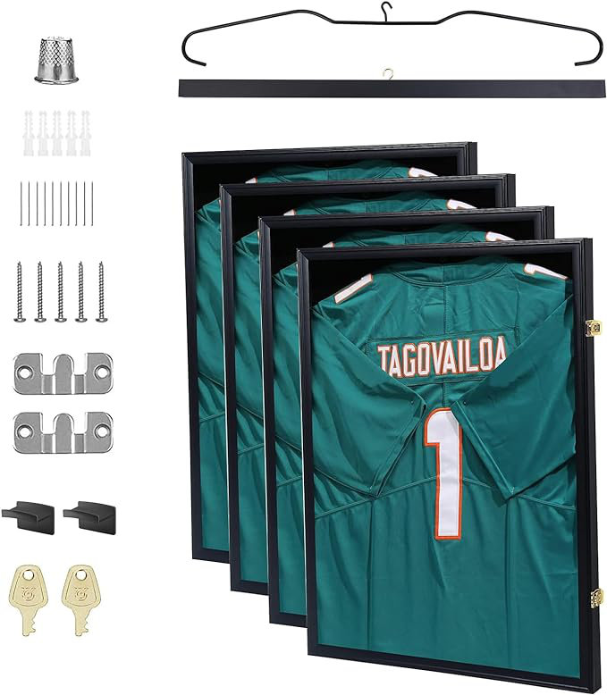 Jersey Frame Display Case Wood Display Case Shadow Box Extra Large Frame