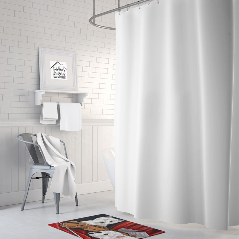 Tapis pour salle de bain Westie