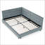 Structure de lit double capitonnée-1289787595