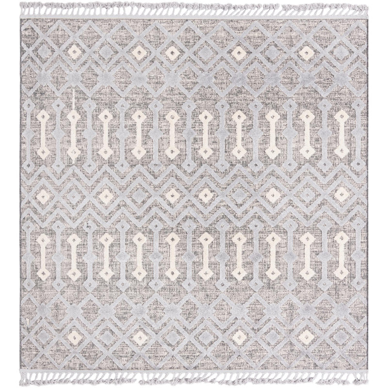 Breyer Abstract Indoor Rug, Square 7'10"
