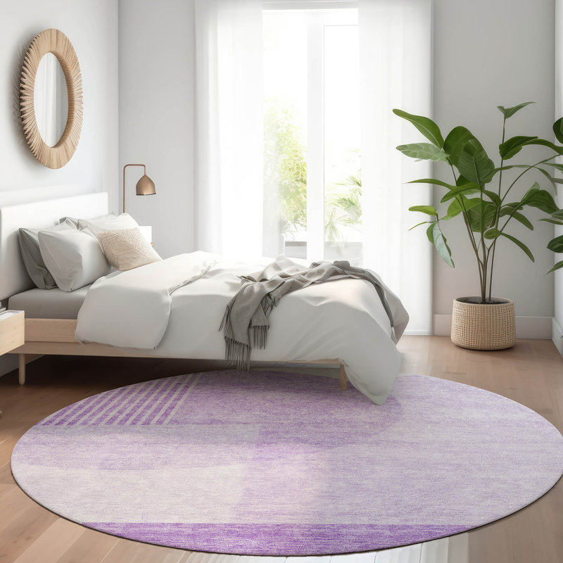 Tapis intérieur / extérieur Ayush, Rond 8 pi
