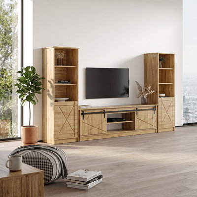 Meuble audio-vidéo moderne 120,5 po Fiorenze