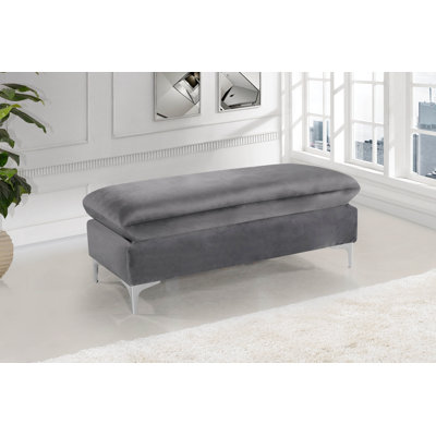 Shumpert Velvet Ottoman