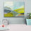 "Epic Graffiti" entre les bois "par Jan Weiss, art mural sur toile, 16 po x 12 po