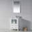 Mance 24.25'' Single Bathroom Vanity with Ceramic Top with Mirror-24550983