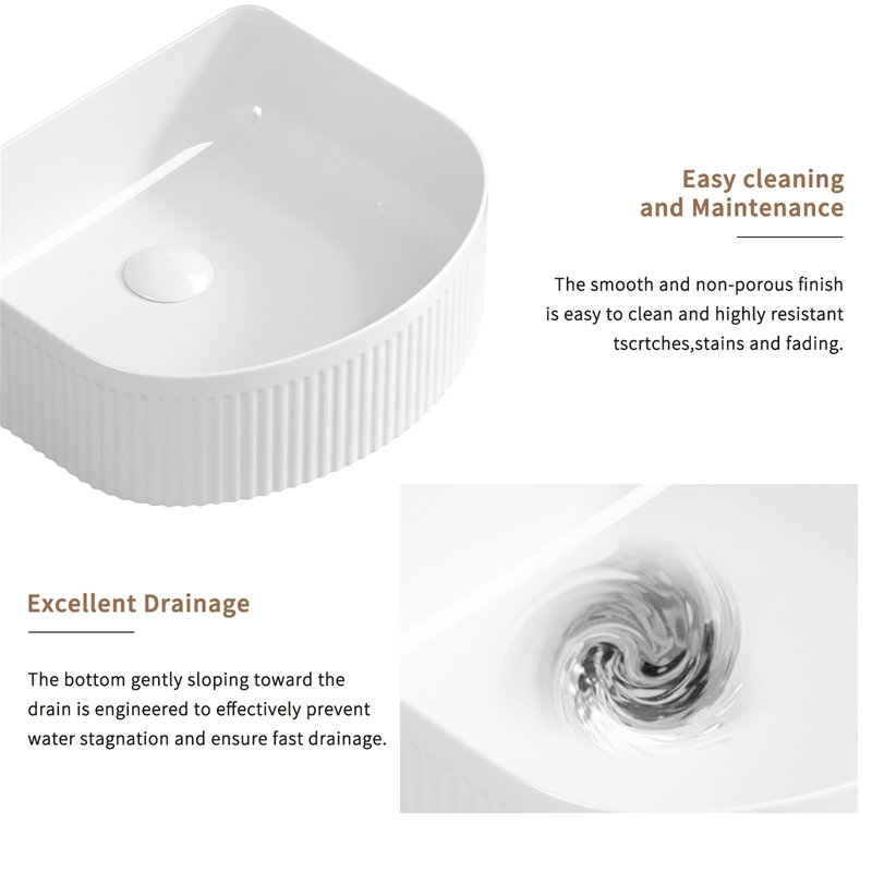 Rectangle Vessel Sinks For Bathrooms Modern Small Bathroom Sinks Above Counter Vessel Sink Ceramic Sink Bowl Wash Basin Sink Glossy White