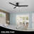Jozelyn 52'' Flush Mount Pull Chain Ceiling Fan with LED Lights