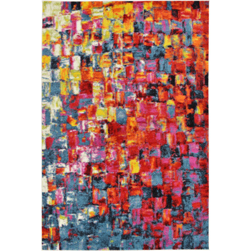 Marianne Abstract Indoor Rug, Rectangle 6' x 9'