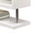Jessika L-Shaped Glass Top Metal Base Executive Desk-1567070595