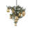 54" Long Pine Branch Valley View 12 Light Oblong Chandelier