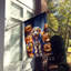 Drapeau de chiot Halloween House-113107323