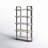 Liora 72"H 5-Tier Metal Open Back Bookcase-1064543836