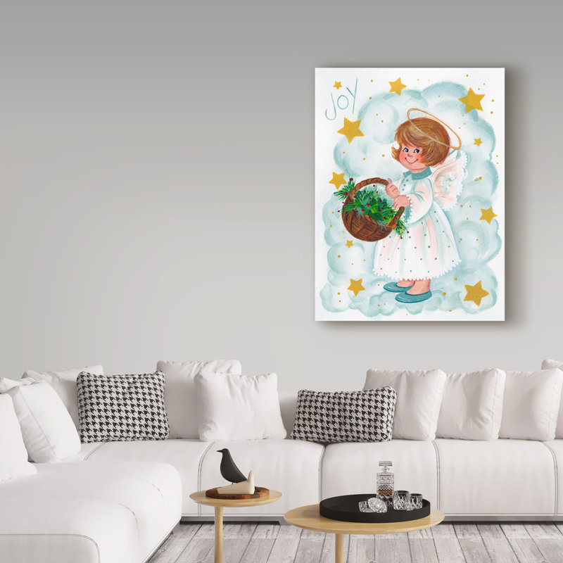 « ange 1 », art sur toile, H 24 po x l 18 po x P 2 po
