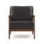 Fauteuil d'appoint en cuir Ella