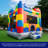 HeroKiddo Block Party 12.5' x 13' Bounce House with Air Blower
