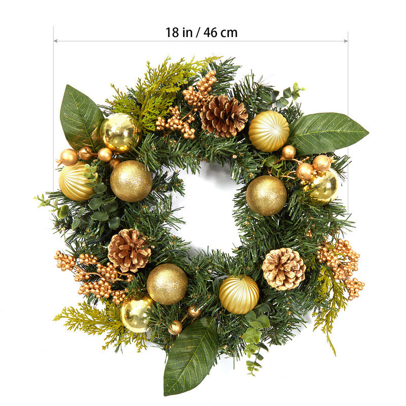 Faux 46cm Wreath